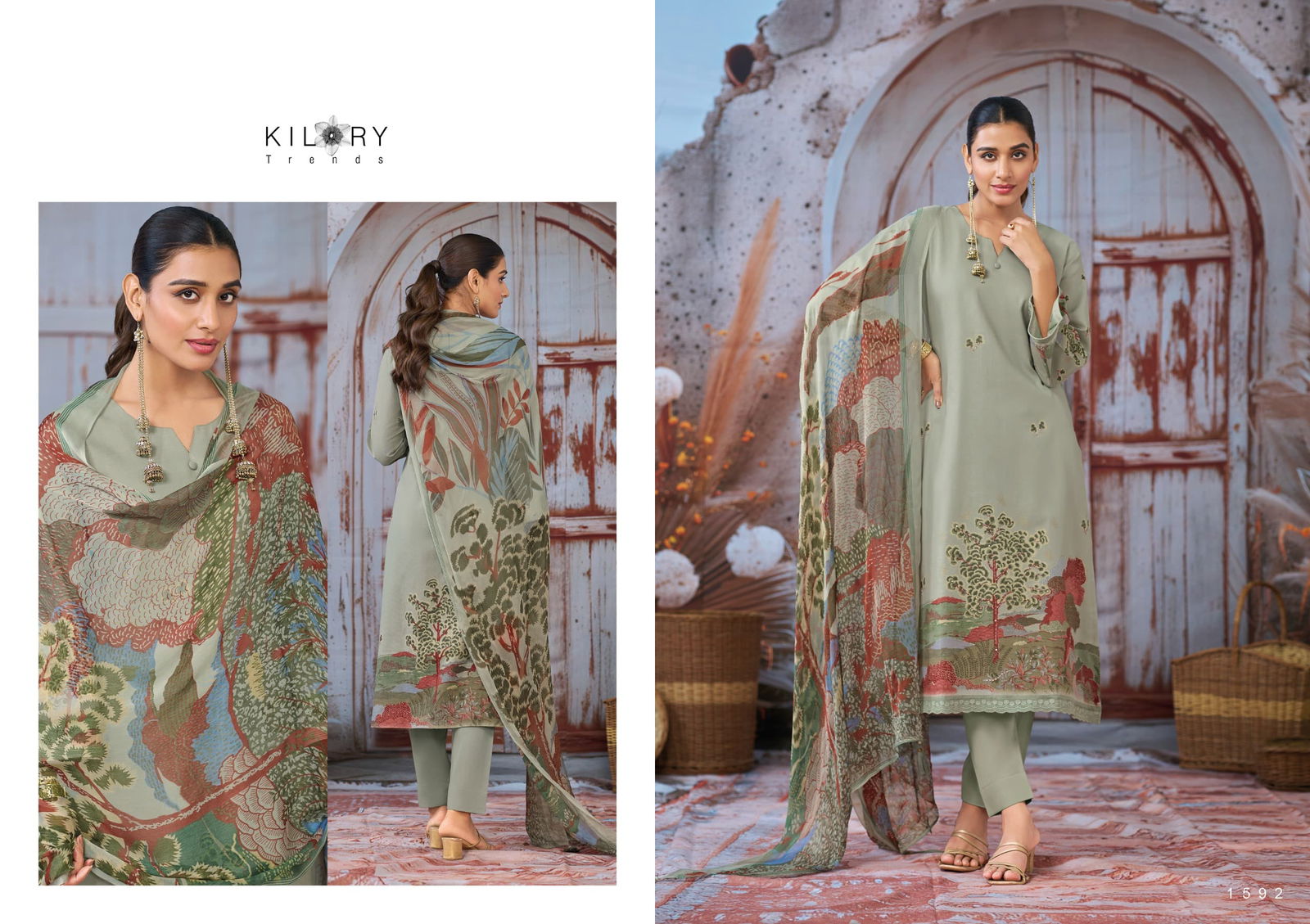 Devine By Kilory Cotton Linen Printed Salwar Kameez Exporters In India